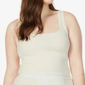 SKIMS Cotton Jersey Scoop Neck Tank Bone Womens 4X